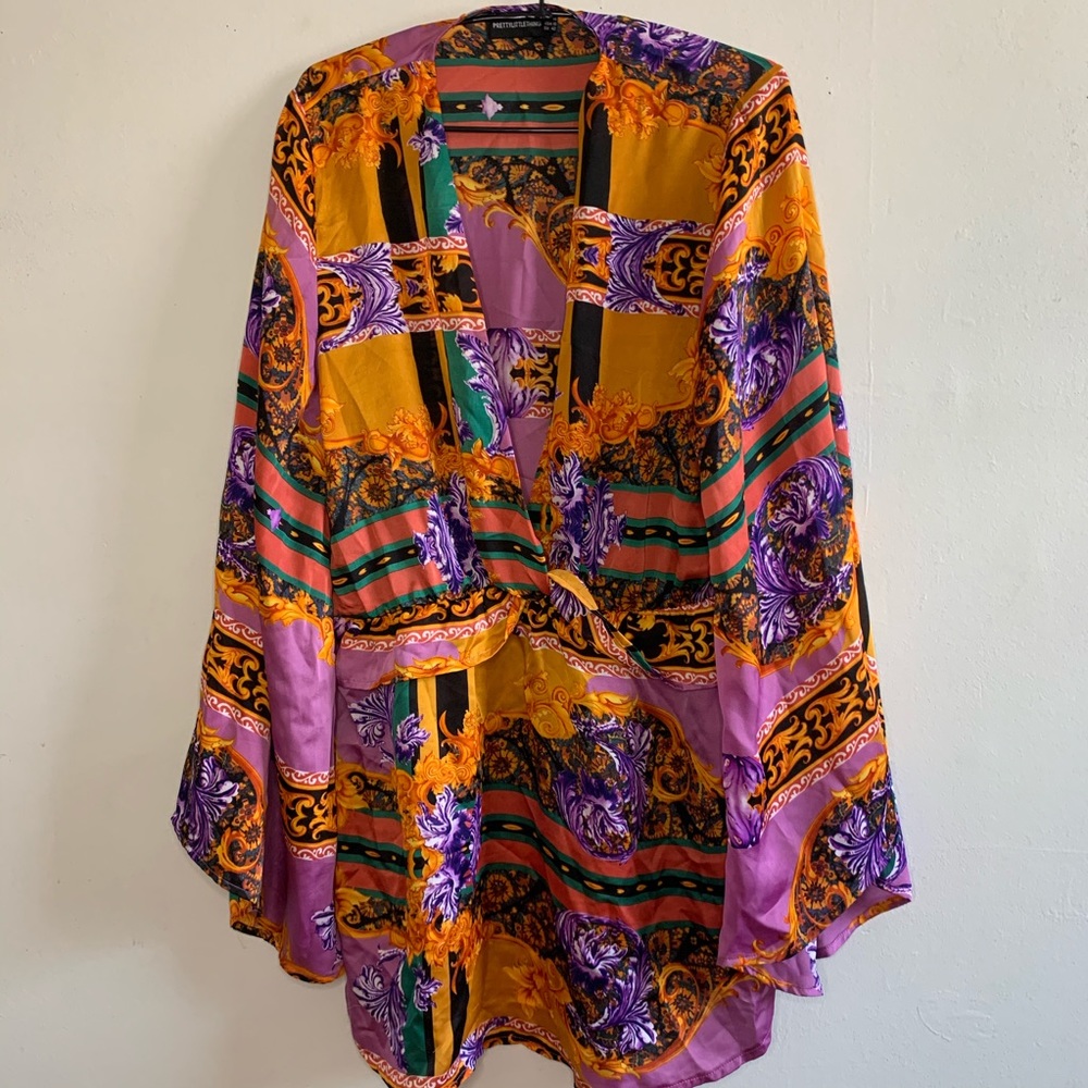 Plunge Mini Party Dress